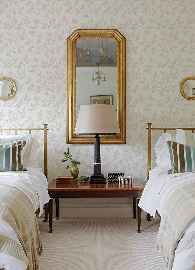 Ardell Taupe Botanical Wallpaper - York Wallcoverings - 4074-26604 - York Wallcoverings Wallpaper