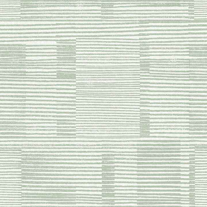 Callaway Green Woven Stripes Wallpaper - York Wallcoverings - 4074-26621