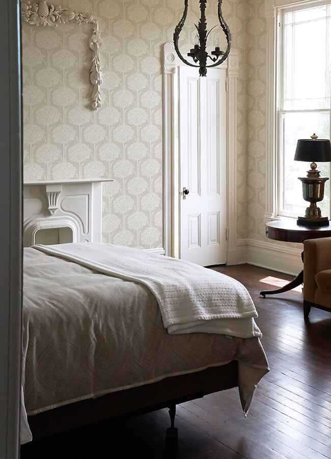 Zaria Taupe Topiary Wallpaper - York Wallcoverings - 4074-26626 - York Wallcoverings Wallpaper