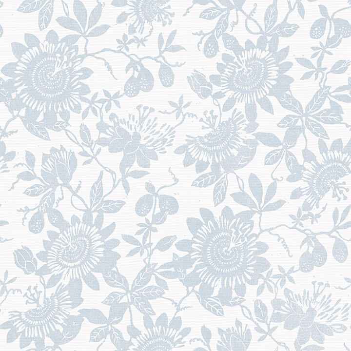 Helen Light Blue Floral Trail Wallpaper - York Wallcoverings - 4074-26631