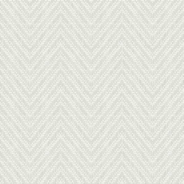 Glynn Silver Chevron Wallpaper - York Wallcoverings - 4074-26651