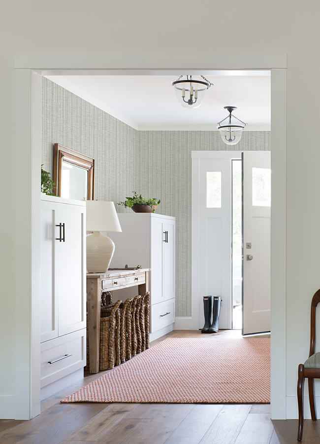 Simon Grey Woven Texture Wallpaper - York Wallcoverings - 4074-26657 - York Wallcoverings Wallpaper