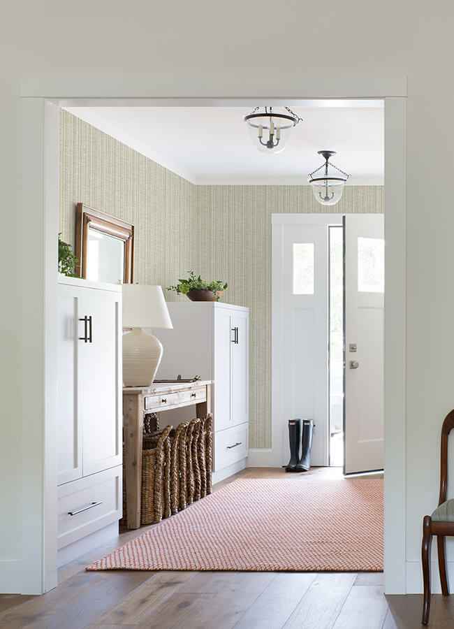Simon Beige Woven Texture Wallpaper - York Wallcoverings - 4074-26658 - York Wallcoverings Wallpaper