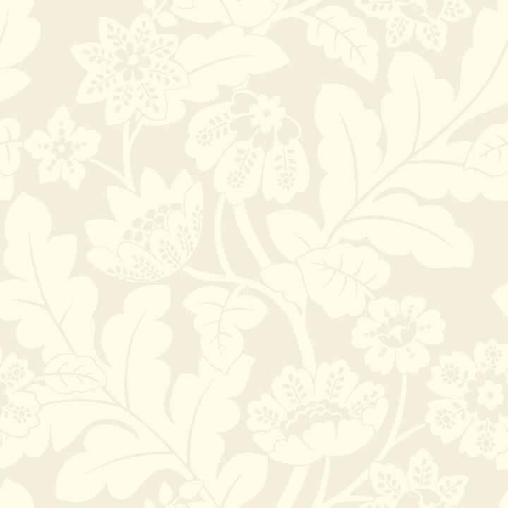 Augusta White Flock Damask Wallpaper - York Wallcoverings - 4074-87376