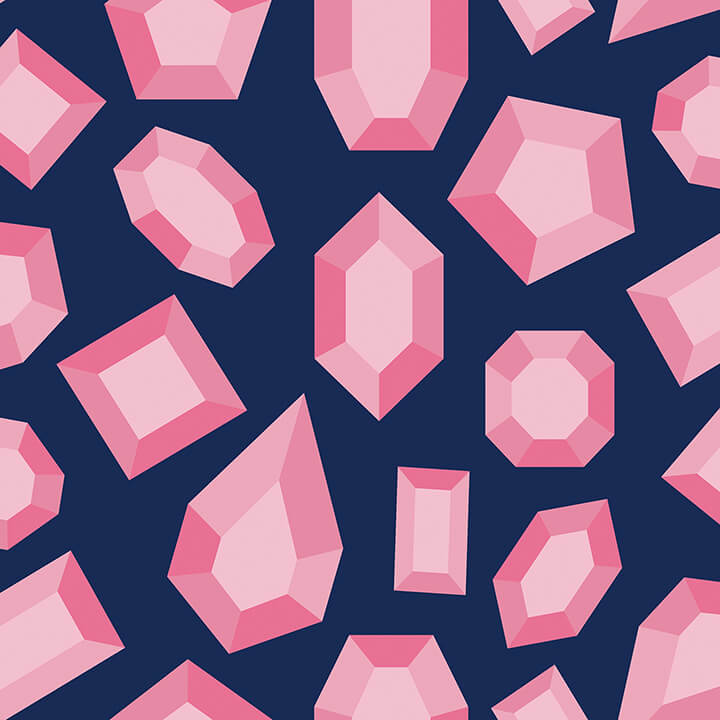 lele-gems-navy-peel-and-stick-wallpaper-york-wallcoverings-lss4953 - York Wallcoverings Wallpaper