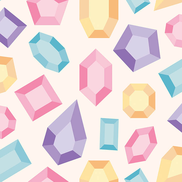 lele-gems-ivory-peel-and-stick-wallpaper-york-wallcoverings-lss4954 - York Wallcoverings Wallpaper