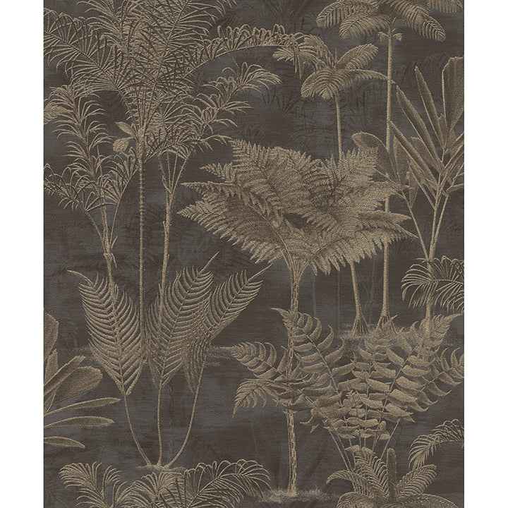 kinabalu-black-rainforest-wallpaper-york-wallcoverings-rh555165 - York Wallcoverings Wallpaper