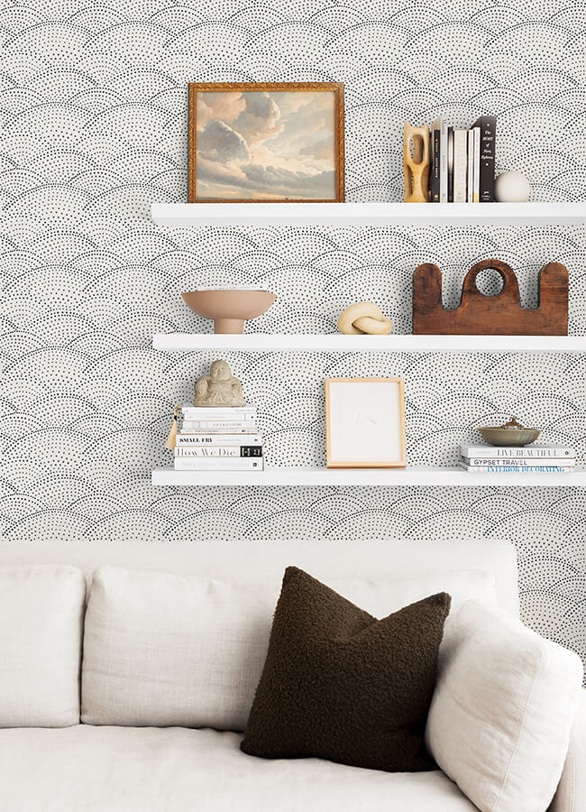 charcoal-danton-peel-and-stick-wallpaper-york-wallcoverings-nus4976 - York Wallcoverings Wallpaper