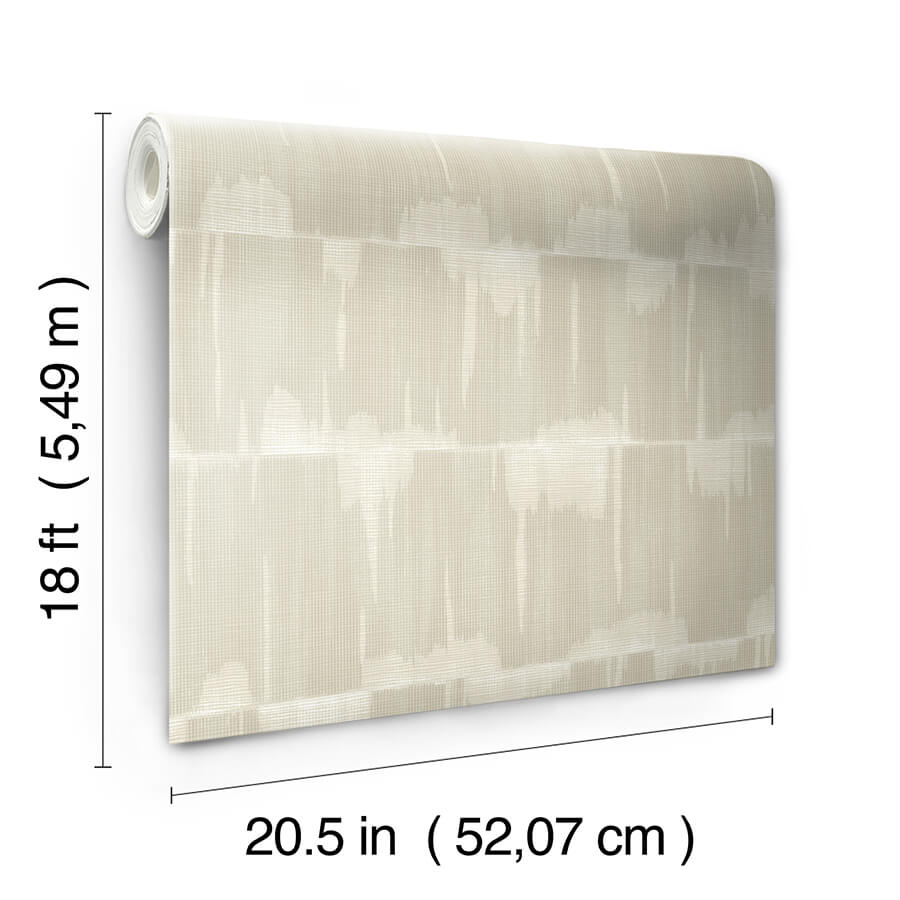beige-dallas-peel-and-stick-wallpaper-york-wallcoverings-nus4979 - York Wallcoverings Wallpaper