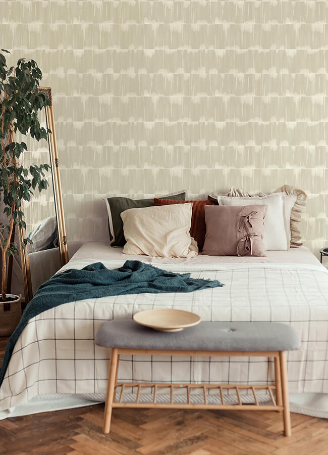 beige-dallas-peel-and-stick-wallpaper-york-wallcoverings-nus4979 - York Wallcoverings Wallpaper