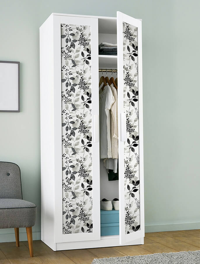 black-breezy-peel-and-stick-wallpaper-york-wallcoverings-nus4983 - York Wallcoverings Wallpaper