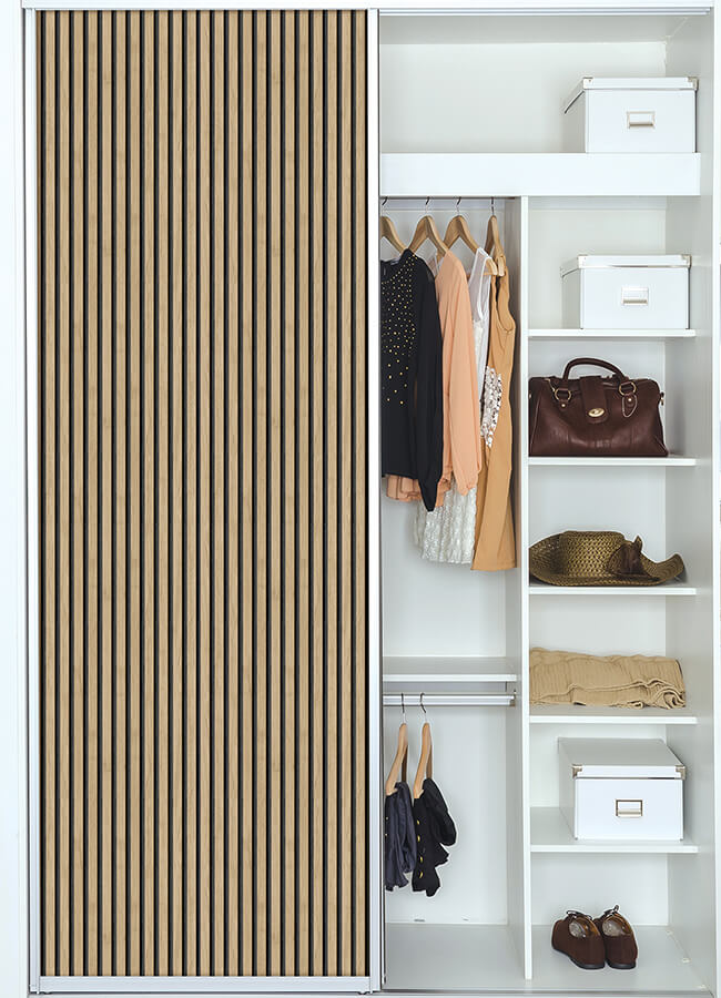 oak-slat-wood-peel-and-stick-wallpaper-york-wallcoverings-nus4846 - York Wallcoverings Wallpaper
