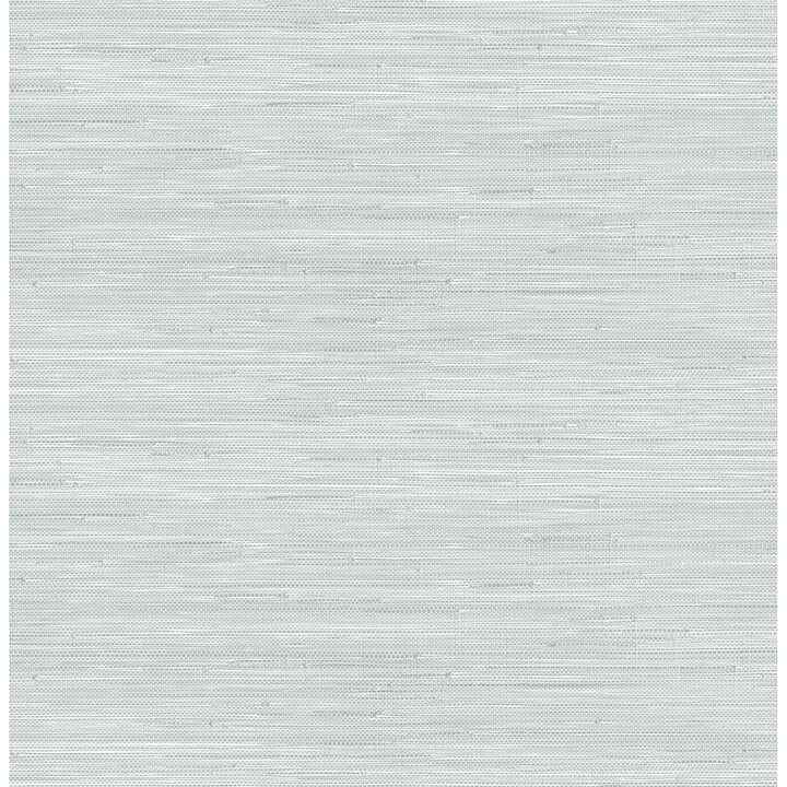 Whisper Blue Classic Faux Grasscloth Peel and Stick Wallpaper - York Wallcoverings - SSS6012 - York Wallcoverings Wallpaper