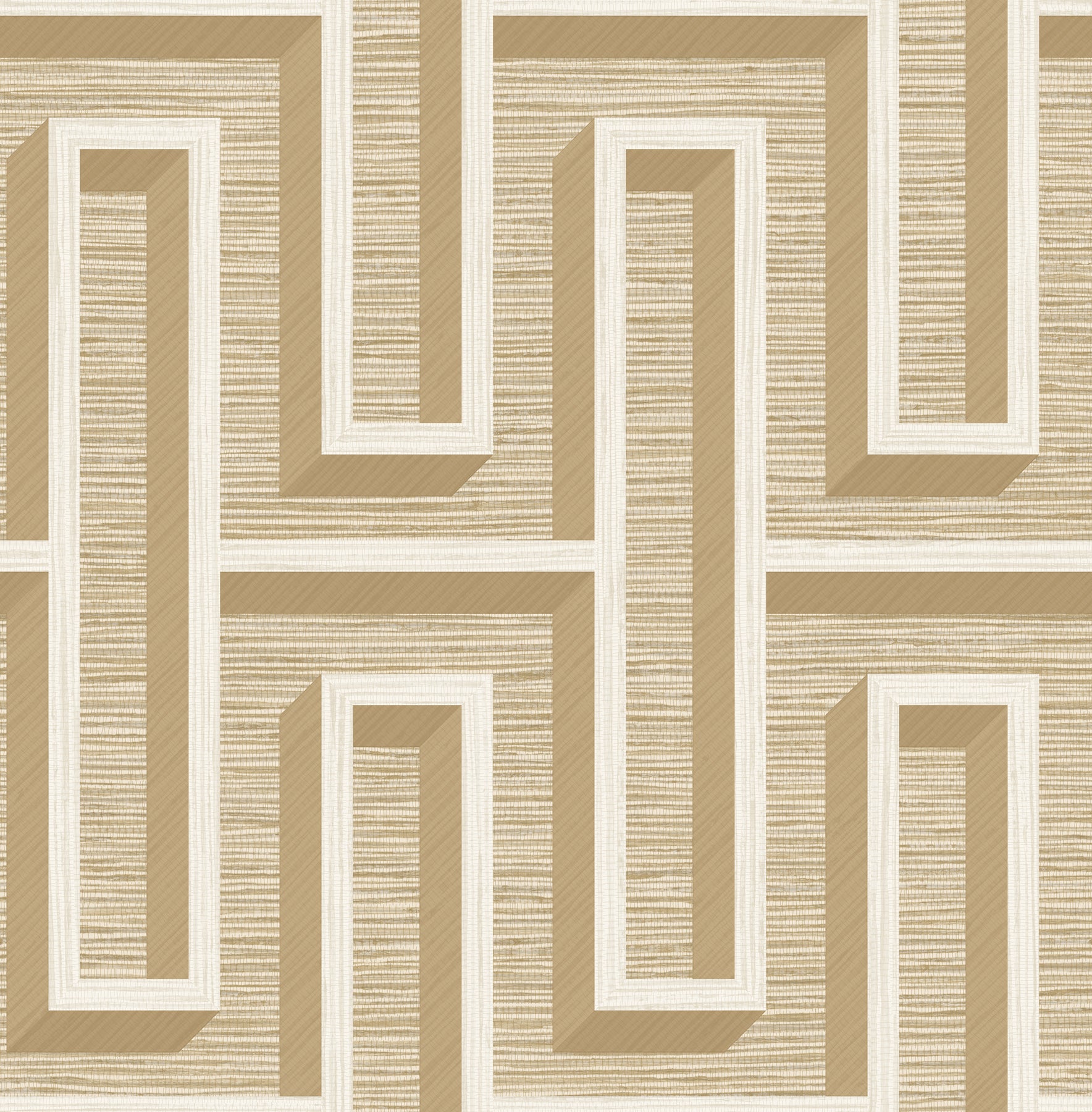 henley-wheat-geometric-grasscloth-wallpaper-york-wallcoverings-4125-26721 - York Wallcoverings Wallpaper