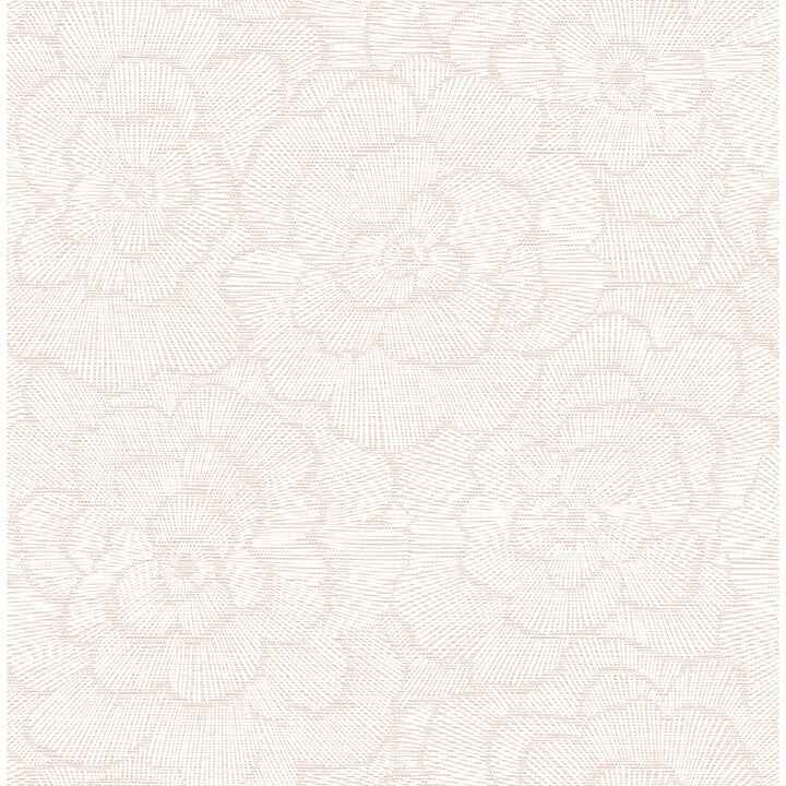 Periwinkle Pink Textured Floral Wallpaper - York Wallcoverings - 4120-26037 - York Wallcoverings Wallpaper