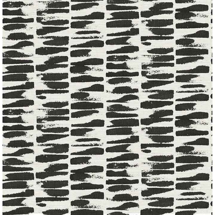Myrtle Black Abstract Stripe Wallpaper - York Wallcoverings - 4120-26841