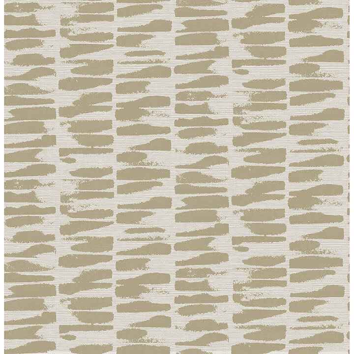 Myrtle Gold Abstract Stripe Wallpaper - York Wallcoverings - 4120-26842 - York Wallcoverings Wallpaper