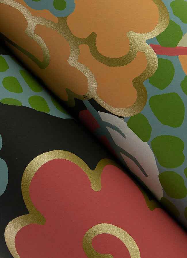 Yanci Green Dragon Wallpaper - York Wallcoverings - 4120-72005 - York Wallcoverings Wallpaper