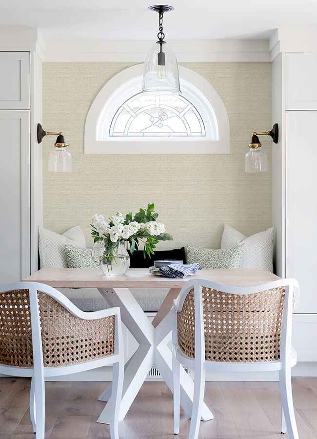 Balantine Bone Weave Wallpaper - York Wallcoverings - 4071-70054 - York Wallcoverings Wallpaper