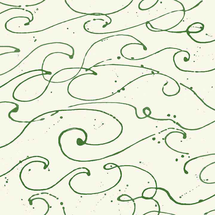 Kuroshio Green Ocean Wave Wallpaper - York Wallcoverings - 4071-71006