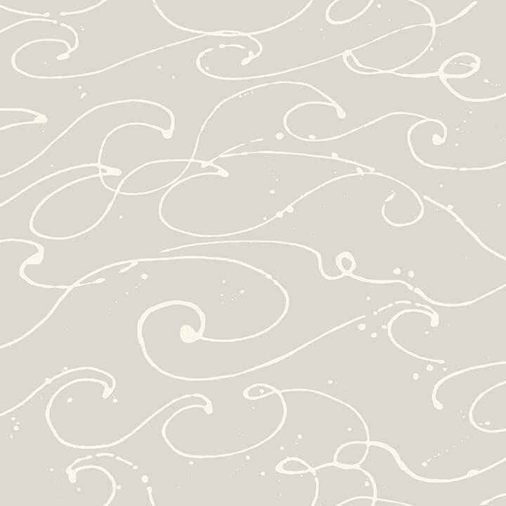 Kuroshio Taupe Ocean Wave Wallpaper - York Wallcoverings - 4071-71007 - York Wallcoverings Wallpaper