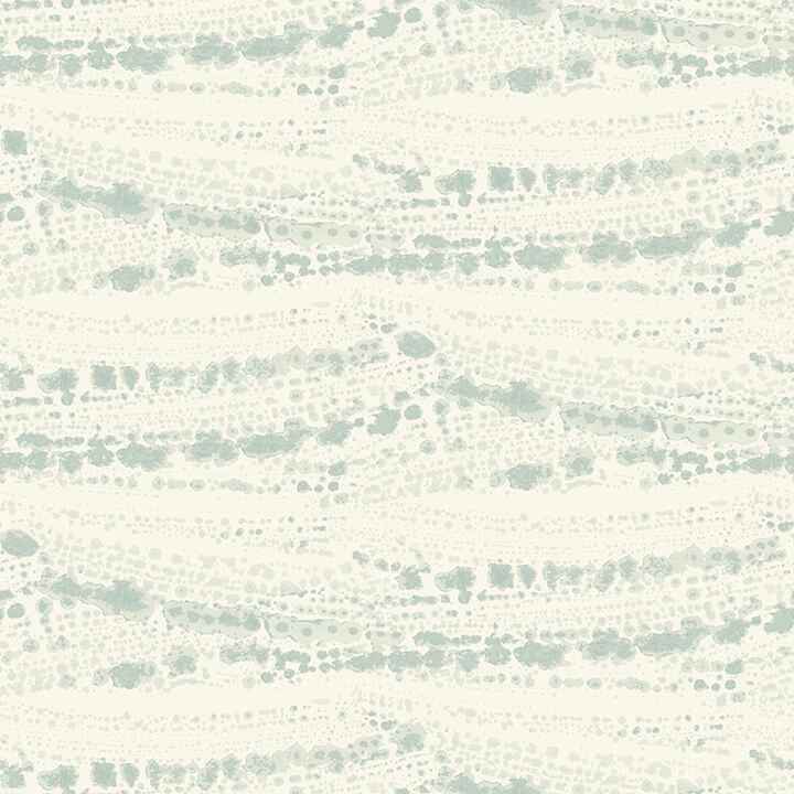 Rannell Aqua Abstract Scallop Wallpaper - York Wallcoverings - 4071-71049