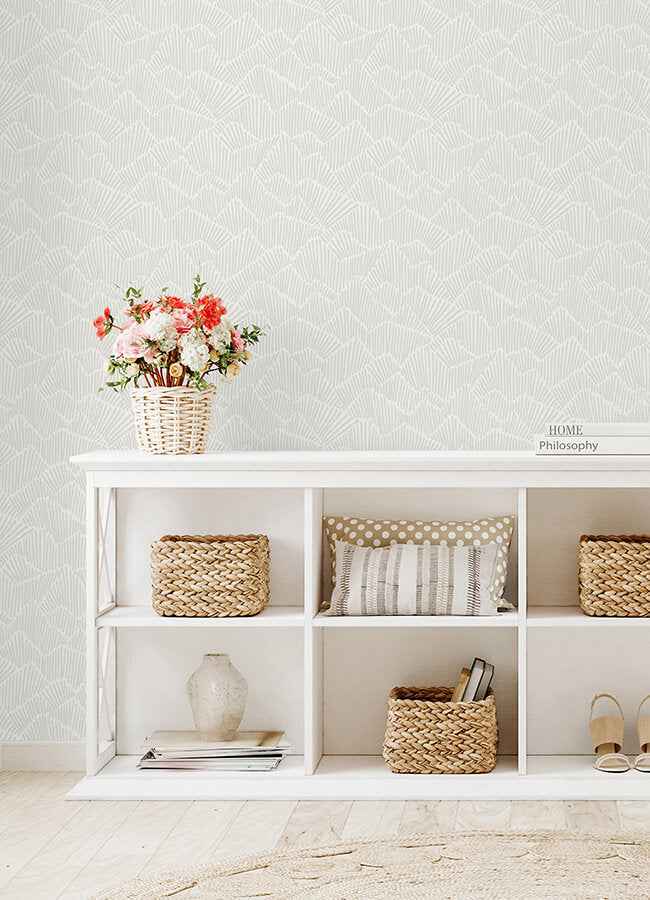 Grey Ridge Valley Peel and Stick Wallpaper - York Wallcoverings - ESS6024 - York Wallcoverings Wallpaper