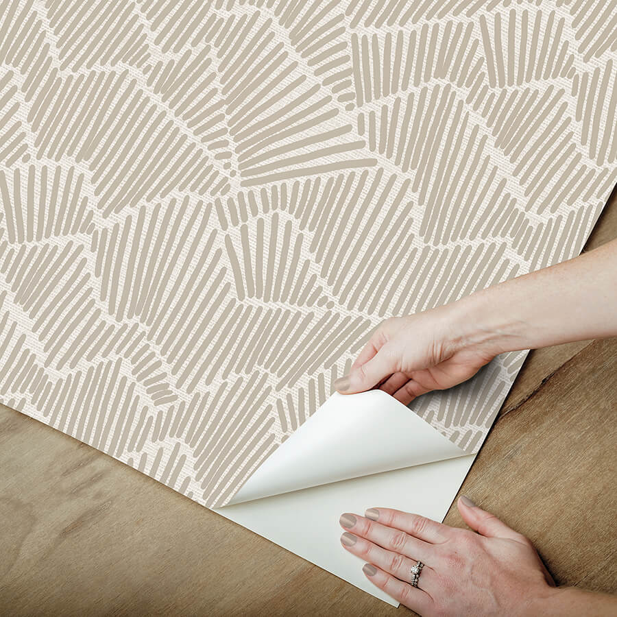 beige-ridge-valley-peel-and-stick-wallpaper-york-wallcoverings-ess6027 - York Wallcoverings Wallpaper