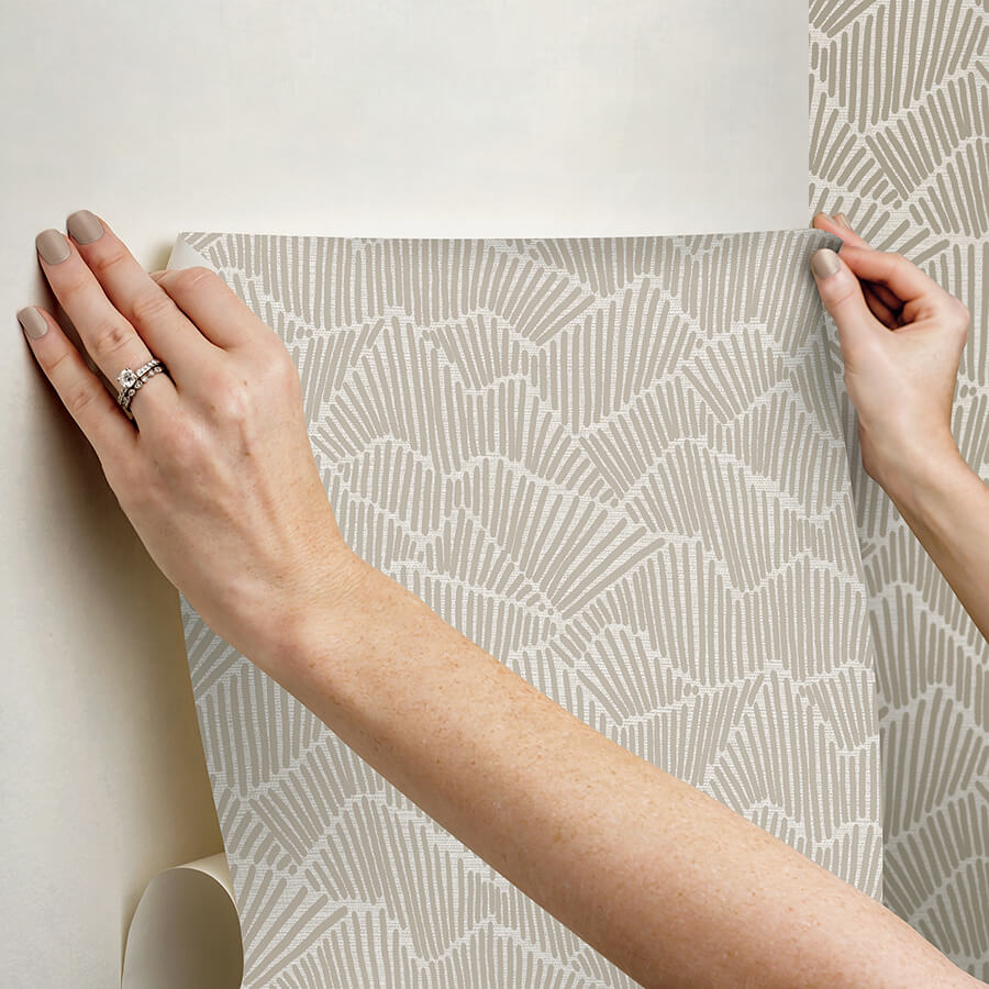 beige-ridge-valley-peel-and-stick-wallpaper-york-wallcoverings-ess6027 - York Wallcoverings Wallpaper