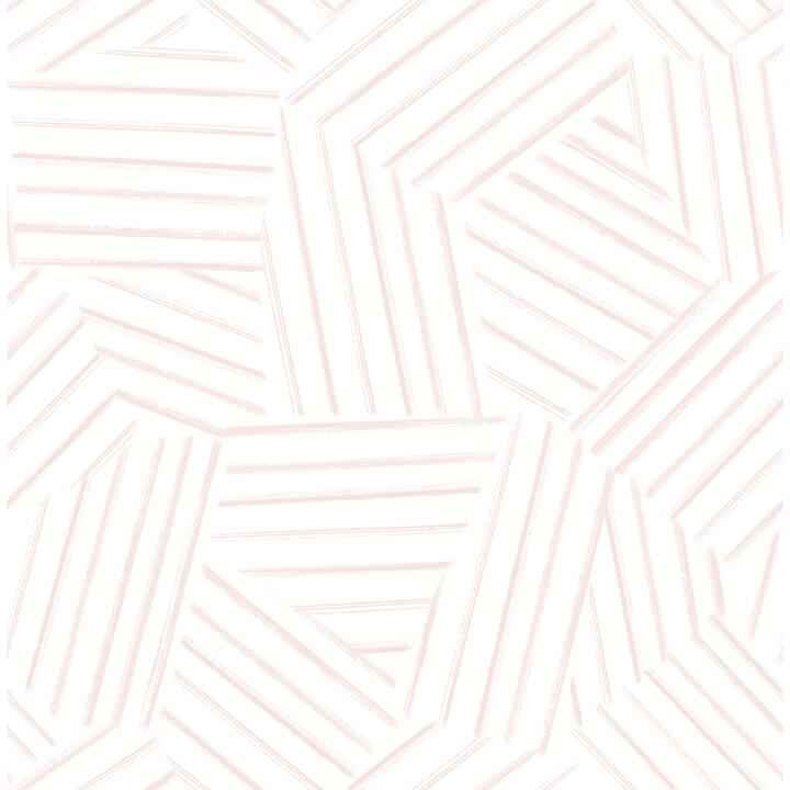 Helene Pink Geometric Lines Wallpaper - York Wallcoverings - 4121-26902 - York Wallcoverings Wallpaper