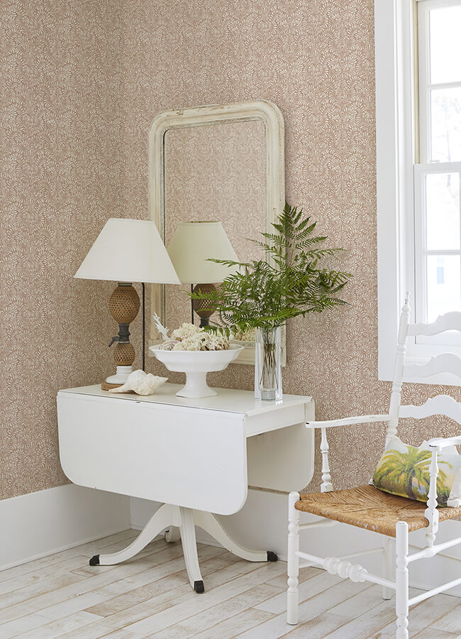 elma-rust-fiddlehead-wallpaper-york-wallcoverings-4121-26919 - York Wallcoverings Papel pintado