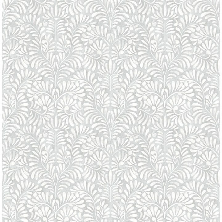 elma-sterling-fiddlehead-wallpaper-york-wallcoverings-4121-26921 - York Wallcoverings Papel pintado