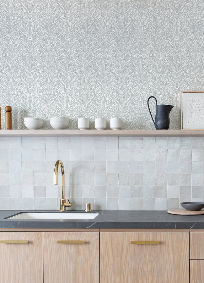elma-sterling-fiddlehead-wallpaper-york-wallcoverings-4121-26921 - York Wallcoverings Papel pintado