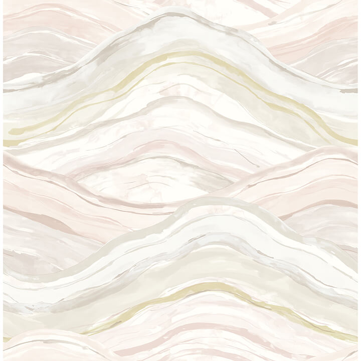 dorea-pastel-striated-waves-wallpaper-york-wallcoverings-4121-26923 - York Wallcoverings Wallpaper