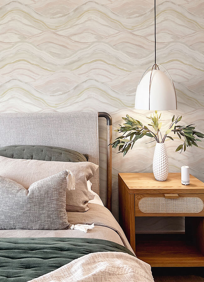 dorea-pastel-striated-waves-wallpaper-york-wallcoverings-4121-26923 - York Wallcoverings Wallpaper