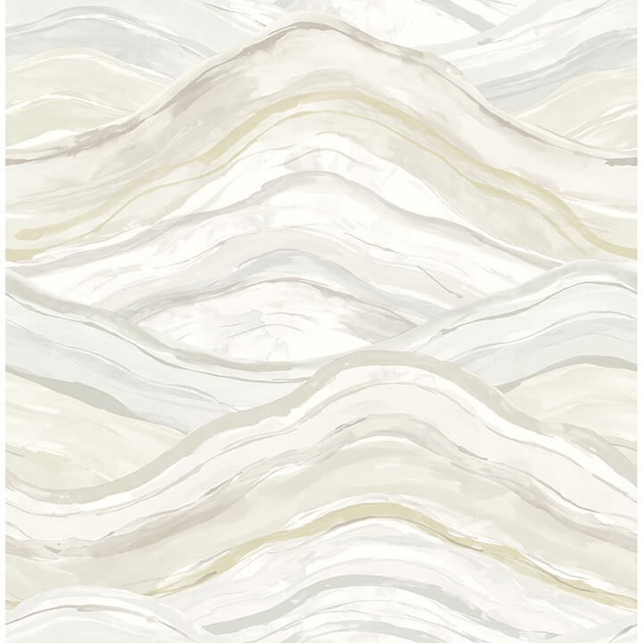 dorea-champagne-striated-waves-wallpaper-york-wallcoverings-4121-26926 - York Wallcoverings Wallpaper