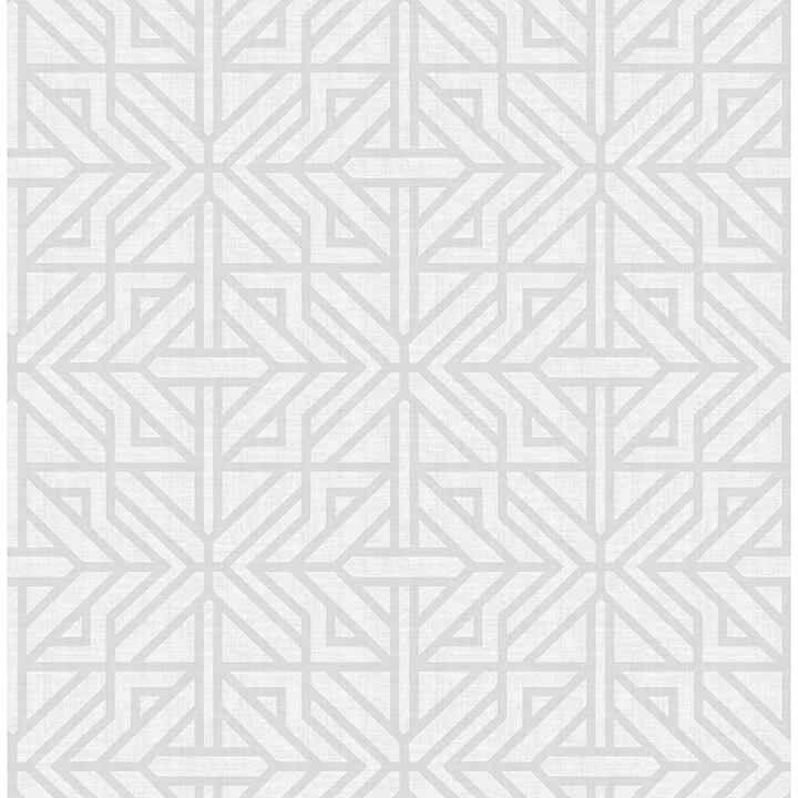 Hesper Grey Geometric Wallpaper - York Wallcoverings - 4121-26931