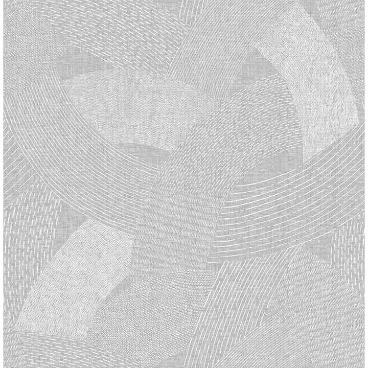 Tania Grey Woven Abstract Wallpaper - York Wallcoverings - 4121-26936