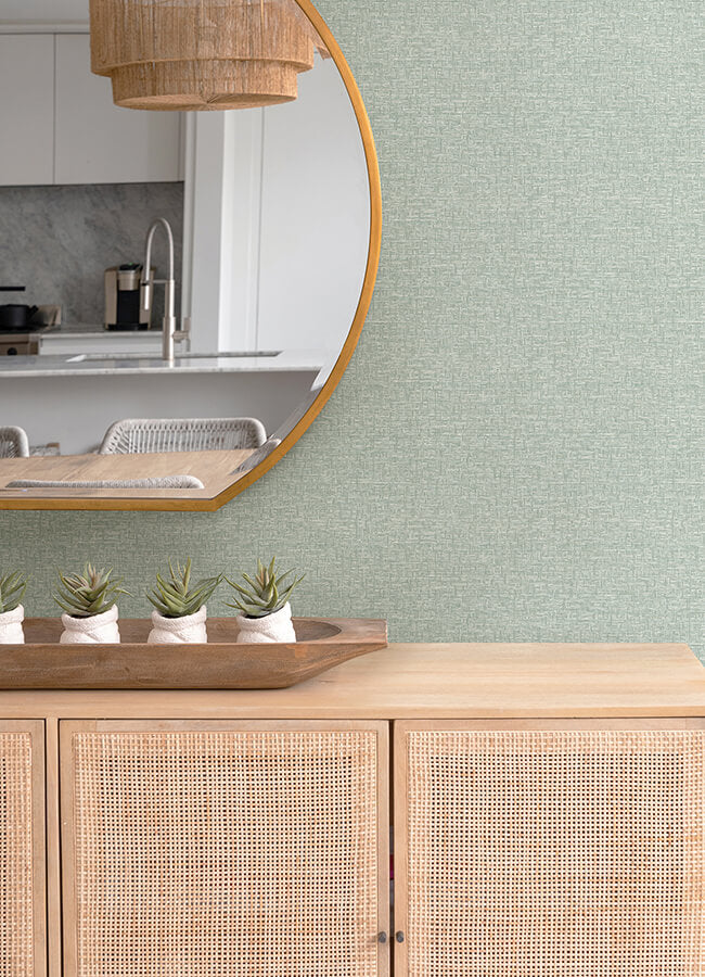 minerva-teal-texture-geometric-wallpaper-york-wallcoverings-4121-26938 - York Wallcoverings Wallpaper