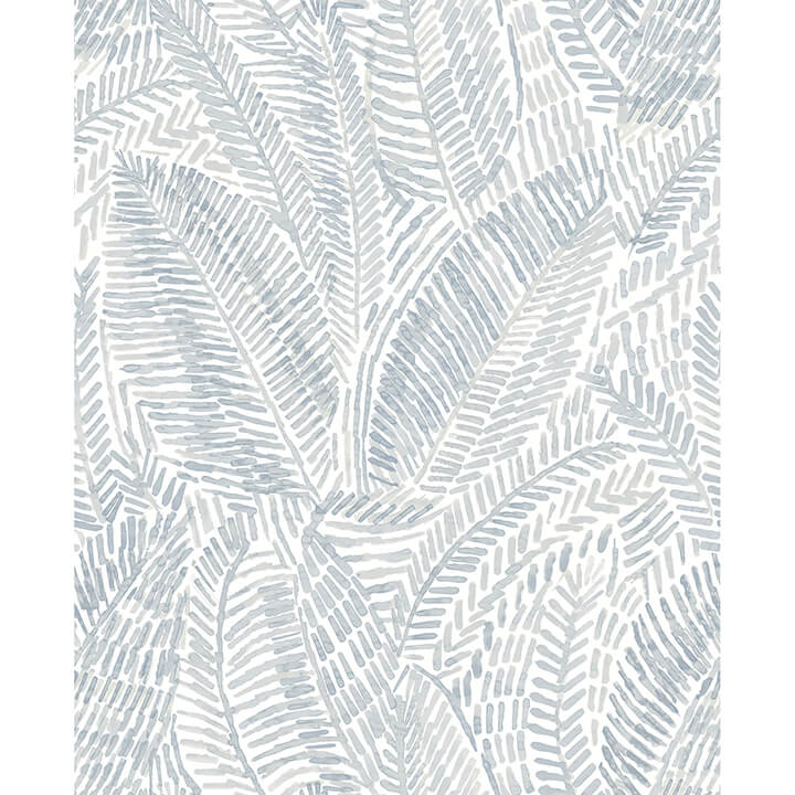 fildia-light-blue-botanical-wallpaper-york-wallcoverings-4121-26951 - York Wallcoverings Wallpaper