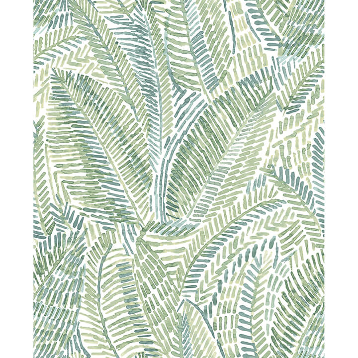 fildia-green-botanical-wallpaper-york-wallcoverings-4121-26953 - York Wallcoverings Wallpaper