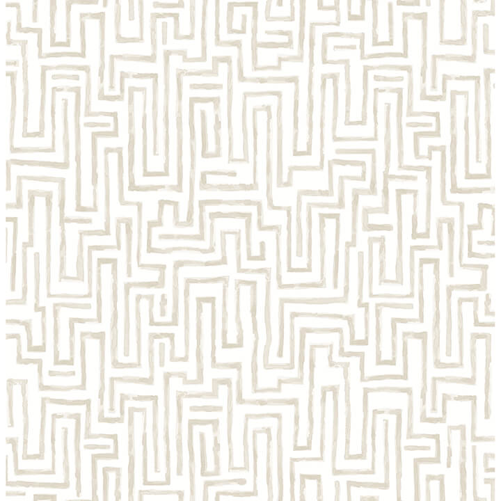 ramble-taupe-geometric-wallpaper-york-wallcoverings-4121-26955 - York Wallcoverings Papel pintado