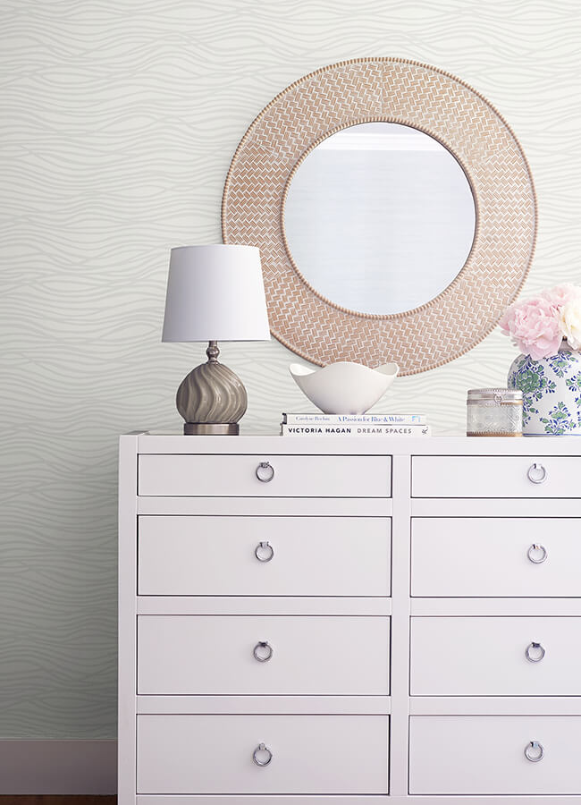 galyn-dove-pearlescent-wave-wallpaper-york-wallcoverings-4121-72205 - York Wallcoverings Wallpaper