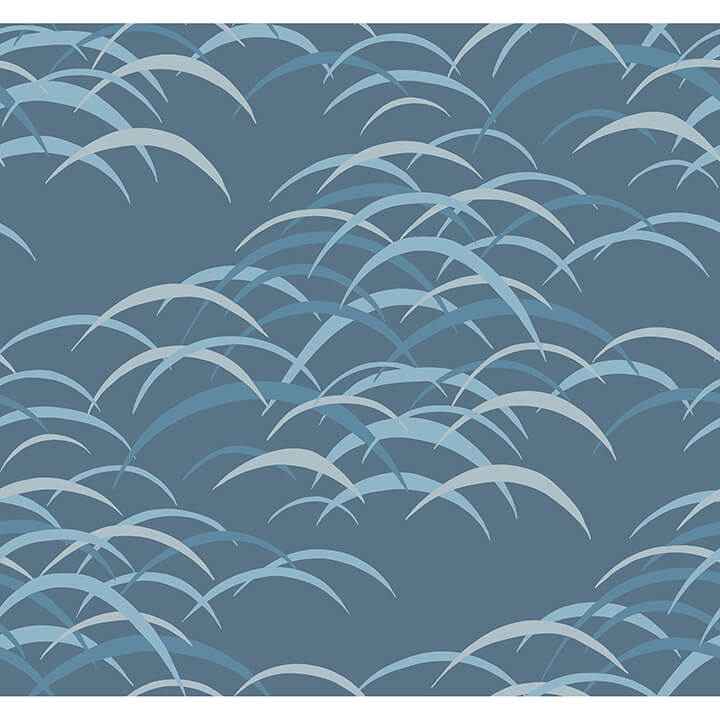 Kasia Dark Blue Abstract Wallpaper - York Wallcoverings - 4121-72212