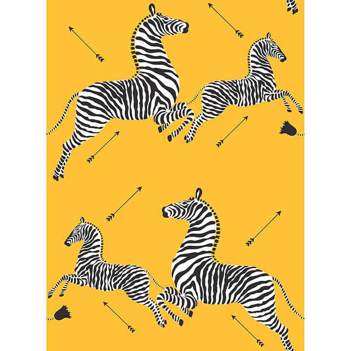 Sunbeam Zebra Safari Peel and Stick Wallpaper - York Wallcoverings - SCS6052