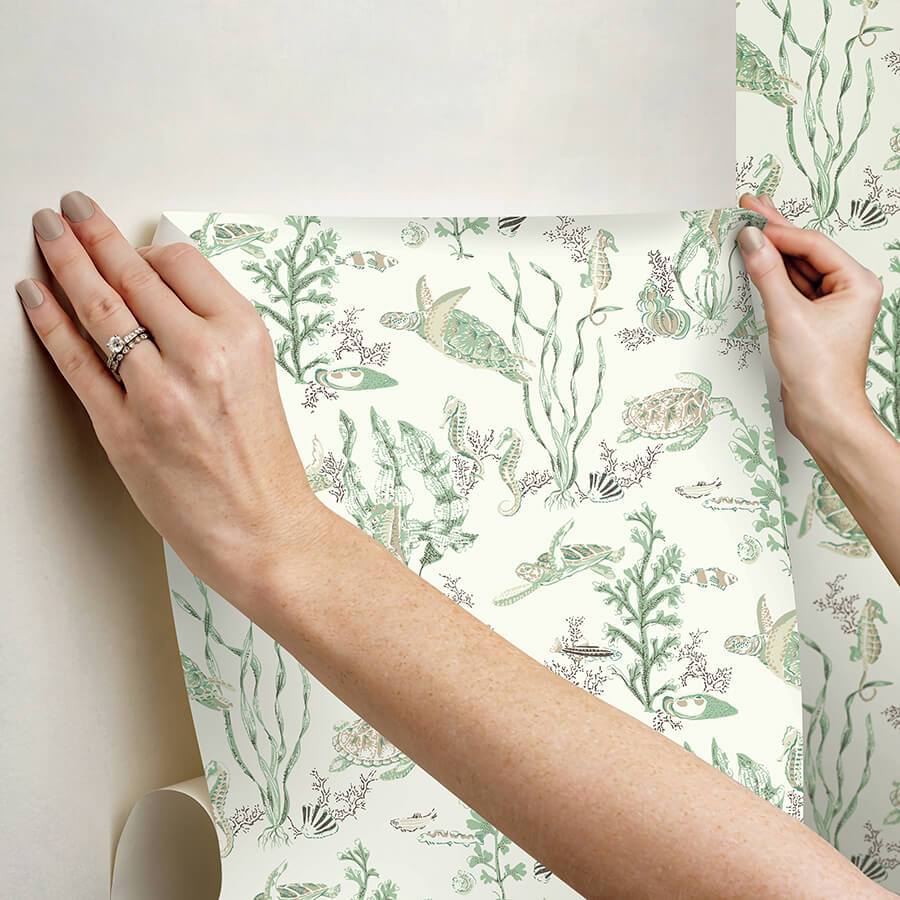 jadesandstone-garparilla-peel-and-stick-wallpaper-york-wallcoverings-scs6056 - York Wallcoverings Wallpaper