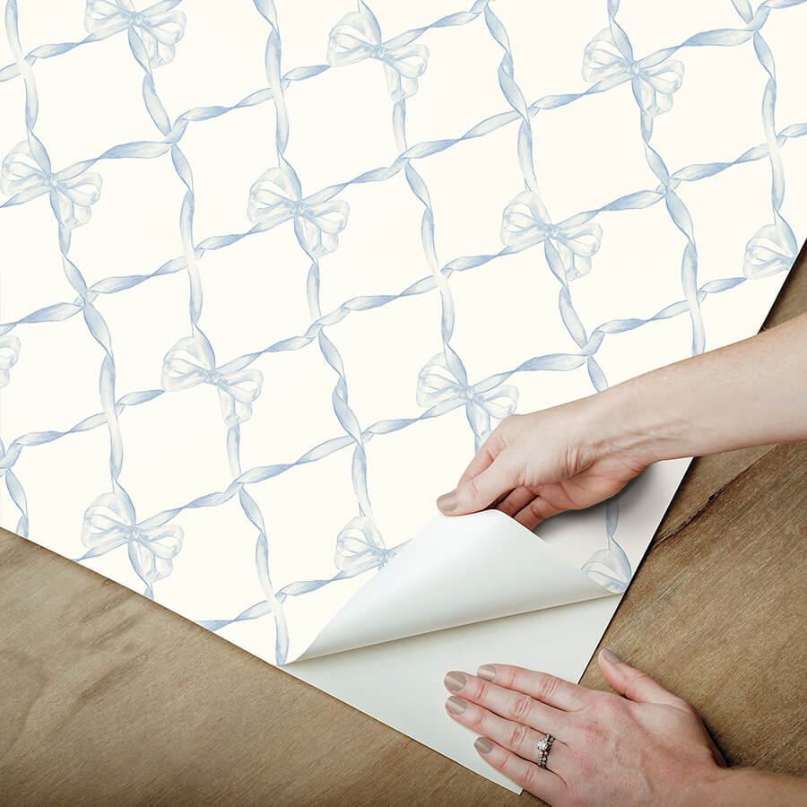 dreamy-sky-baby-bow-peel-and-stick-wallpaper-york-wallcoverings-lfs5013 - York Wallcoverings Wallpaper