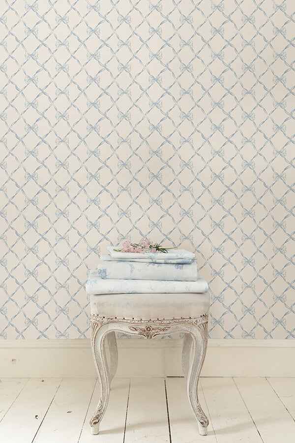 Dreamy Sky Baby Bow Peel and Stick Wallpaper - York Wallcoverings - LFS5013 - York Wallcoverings Wallpaper
