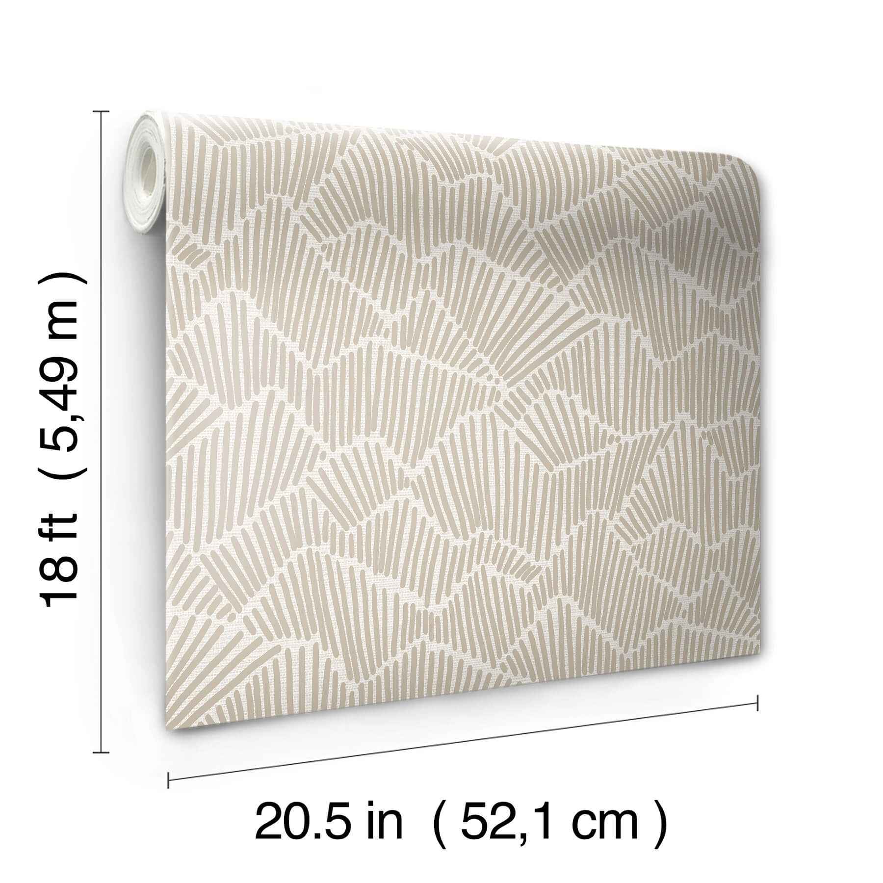 Beige Ridge Valley Peel and Stick Wallpaper - York Wallcoverings - ESS6027 - York Wallcoverings Wallpaper