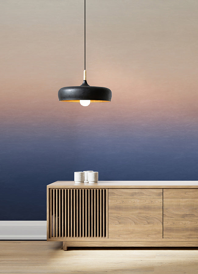 sunrise-orange-blue-ombre-wall-mural-york-wallcoverings-astm5044 - York Wallcoverings Wallpaper